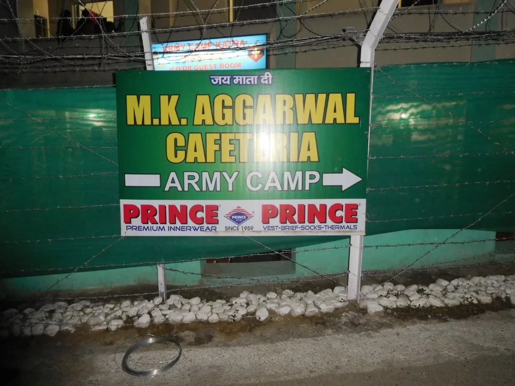 Sagar Advertisers Portfolio Princewear Army Camp Board